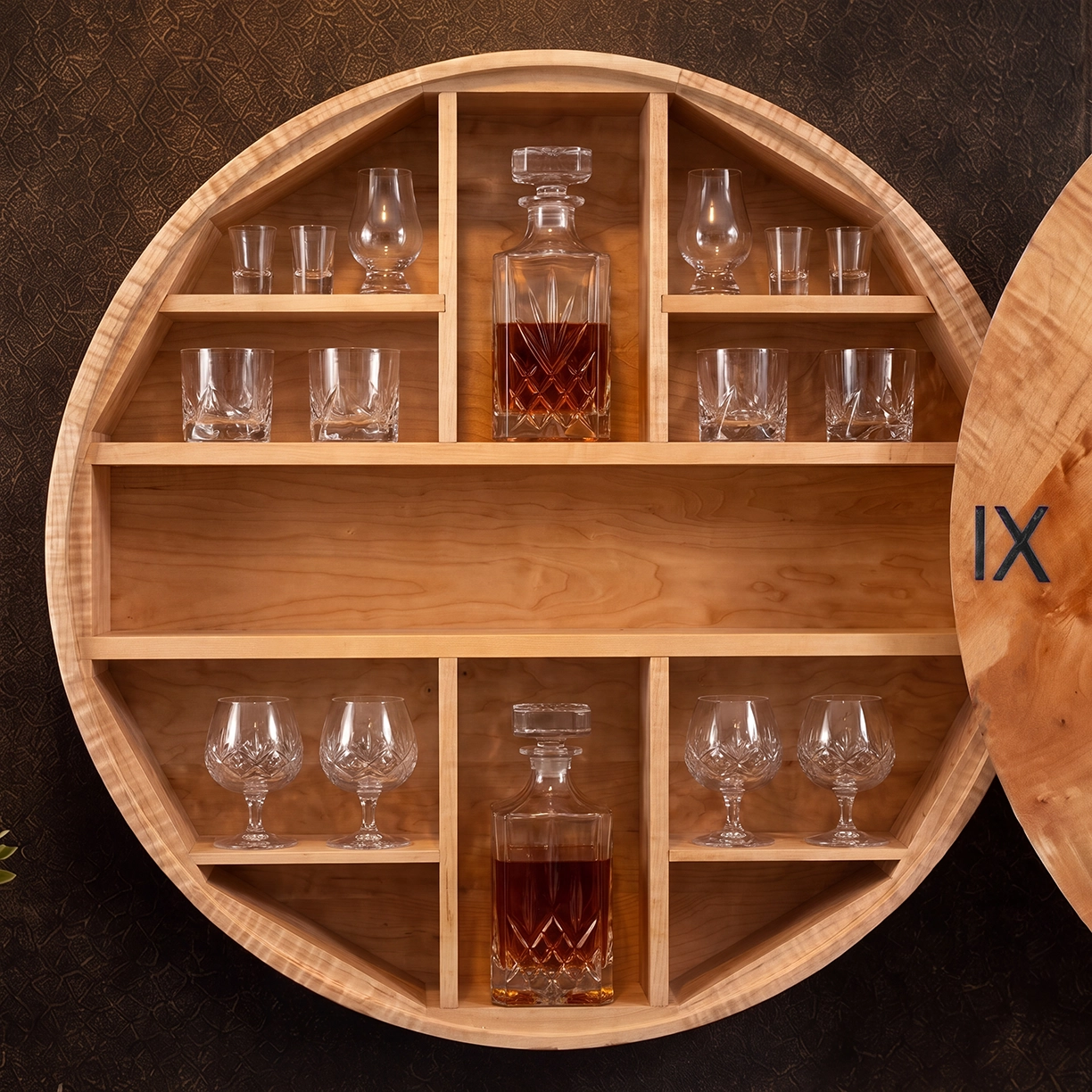 Shelf configurations can be customized based on specific needs